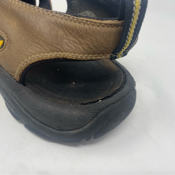 Keen Newport H2 sandals mens size 12 brown leather hiking water shoe - Picture 5 of 10